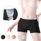 ショッピングサニタリーショーツ サニタリーショーツ レディース ボクサーパンツ 生理 1分丈 防水性 綿 コットン さらさら ストレッチ 昼夜用 深履き 大きいサイズ 黒 赤 青 rss-007