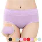 サニタリー 生理 ショーツ 多い日 ナイト コットン さらさら ストレッチ しっかり 通気性 透湿性 防水性 スタンダード レース 大きいサイズ 安心 rss-006