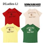 ショッピングダンガリー デニムアンドダンガリー 天竺 SHARE Tee レディースL グリーン イエロー オフホワイト ダークレッド 22620409