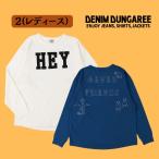 デニムアンドダンガリー HEY L/S Tee レディース M L オフホワイト ネイビー 22580418
