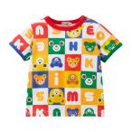 ミキハウス mikihouse パズルブロック風 半袖Tシャツ 80cm 90cm 12-5203-685