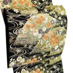 ショッピング光 大光 袋帯 黒 フォーマル 仕立て上がり 礼装用 遠山 菊 流水 古典柄 正絹 新品 購入 販売 西陣織 入学式 卒業式 仕立て済み ブラック fo-1136