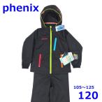  Phoenix 105~125cm лыжи одежда с функцией изменения размера детский верх и низ в комплекте черный 120 Kids Phenix R2408-131