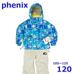  Phoenix 105~125cm лыжи одежда с функцией изменения размера детский верх и низ в комплекте голубой 120 Pingu Kids Phenix R2408-137