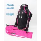  разделение есть Phoenix женский лыжи жакет &amp; брюки выставить SS черный × розовый PT1720T12 R2503-087