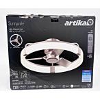  не использовался artica LED потолочный вентилятор 23 дюймовый диаметр 58.4cm Sunnyvale 23FAN-SUVR-C4BN вентилятор te задний Sunny вуаль освещение R2608-054