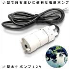 水中ポンプ 小型 12V 揚程5m 汲み上げ 11000rpm 洗車 釣り 水やり アウトドア 水槽 キャンプ 流量600L/H 給水 水中 陸上 アウトドア JT-500-12