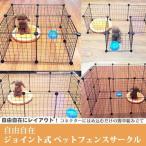 ペットフェンス 20枚セット ゲージ 犬 柵 ペット ペットガード レイアウトが自由に決められる KZ-PETAMIME 予約