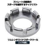 ニップル回し  自転車 マルチ ホイール リムレンチ スパナ スポーク ツール アジャスター NIPPULMAWA