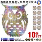  птица .. сова рефлектор наклейка 10 шт. комплект тент грамм птица .. огород сельское хозяйство сопутствующие товары приклеивание модель материал ..... отражающий окно нейлон рисовое поле поле TORIYOKEOWL