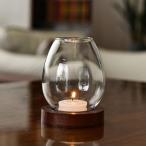  свеча держатель стекло свеча подставка свечной фонарь дерево чай свет свеча свеча стакан 1 шт 