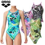アリーナ レディース トレーニング水着 トレーニングワンピース(オープンバック)AS4FWM06W 女性用 タフスーツ 長持ち 練習用