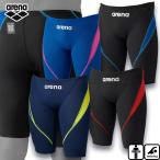 アリーナ メンズ レーシングスパッツ（ハーフレッグ）AQUA ADVANCED WA承認 競泳 男性用 AS6SRC27M