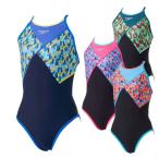 スピード レディース トレーニング水着 Linear Gradients TurnS Suit 女性用 長持ち 練習用