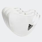 アディダス adidas マスク フェイスカバー 3枚組（M/L) ホワイト Face Covers KOH81 H34578