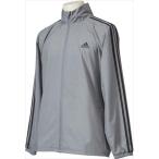 adidas(アディダス) (メンズ) M ESSENTIALS 3ストライプス ウインドブレーカージャケット (裏起毛) GRYスリーF17