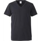 ＵｎｉｔｅｄＡｔｈｌｅ（ユナイテッドアスレ） ４．７オンス　ファインジャージー　Ｖネック　Ｔシャツ ブラック