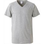 ＵｎｉｔｅｄＡｔｈｌｅ（ユナイテッドアスレ） ４．７オンス　ファインジャージー　Ｖネック　Ｔシャツ HEATHERGRAY