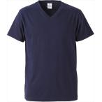 ＵｎｉｔｅｄＡｔｈｌｅ（ユナイテッドアスレ） ４．７オンス　ファインジャージー　Ｖネック　Ｔシャツ ネイビー