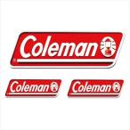 COLEMAN(コールマン) 3PCSオフィシャルスッテッカー