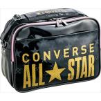 ＣＯＮＶＥＲＳＥ（コンバース） エナメルショルダーバック（Ｍ） ブラック/ゴ-ルド