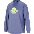 ＣＯＮＶＥＲＳＥ（コンバース） （メンズ　バスケットボールウェア）　バックコート　長袖　Ｔシャツ　裾ラウンドカット ネイビー