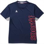 ｌｅ　ｃｏｑ　ｓｐｏｒｔｉｆ（ルコック） （メンズ）　半袖シャツ ネイビー