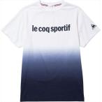ｌｅ　ｃｏｑ　ｓｐｏｒｔｉｆ（ルコック） （メンズ）　半袖シャツ ネイビー
