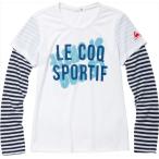 ｌｅ　ｃｏｑ　ｓｐｏｒｔｉｆ（ルコック） レディース　レイヤード長袖シャツ ホワイト