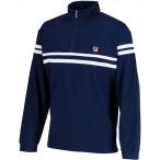 ＦＩＬＡ（フィラ） （メンズ　テニスウェア）　長袖ジップシャツ フィラネイビー