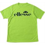 Ｅｌｌｅｓｓｅ（エレッセ） メンズ・ボーイズ　テニスウェア　ショートスリーブプラクティスロゴクルー Fグリーン
