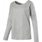 PUMA(プーマ) (レディース) ESS LS Tシャツ 04LIGHTGRAY