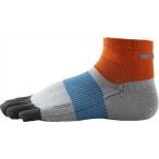 Ｒ×ＬＳＯＣＫＳ（アールエルソックス） シマシマランニングソックスＴＲＲ１２０Ｇ ライトグレー/ORG