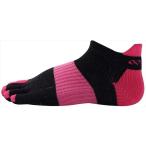 Ｒ×ＬＳＯＣＫＳ（アールエルソックス） ５本指　ランニングソックス ピンク/チャコール