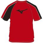 ミズノ MIZUNO Tシャツ 12JA2T9062 レッドxブラック クイックドライPLUS