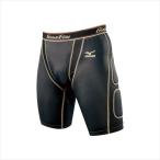 MIZUNO Mizuno Vaio механизм ( обятгивающие брюки sliding pants ) 09: черный x золотистый, цвет шампанского 