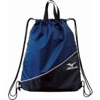 ミズノ MIZUNO　ランドリーバッグ 14：ネイビー×シルバー （16DA21614）