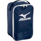 ミズノ MIZUNO　シューズバッグ（L） 14：ネイビー×シルバー （16DA21714）