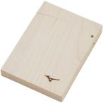 ミズノ MIZUNO 木製名刺入れ 1GJYV13900 レッド