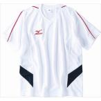 ミズノ MIZUNO　Tシャツ 01：ホワイト×ブラック （32JA401501）