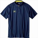 ミズノ MIZUNO　ポロシャツ 83：ネイビー×ライム （32JA407283）