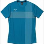 ミズノ MIZUNO　ゼロスタイルTシャツ 32：ピーコックブルー （32JA411132）