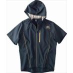 ミズノ MIZUNO　ムーヴクロスシャツ（半袖） 94：ブラック×ゴールド （32JC403194）