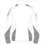 MIZUNO ミズノ MC ウォームアップシャツ 01：ホワイト×グレー杢×シルバー