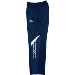 ミズノ MIZUNO　ウォームアップパンツ 14：ネイビー×ホワイト （32JD401014）