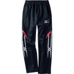 ミズノ MIZUNO　ウォームアップパンツ（ジュニア） 96：ブラック×レッド （32JD441096）