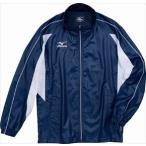 ミズノ MIZUNO　ウィンドブレーカーシャツ 14：ネイビー×ホワイト （32JE401014）