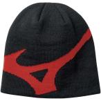 ミズノ MIZUNO BIGロゴニットキャップ 32JW050309 ブラック 展示会限定品