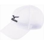 ミズノ MIZUNO　キャップ（ダンボールメッシュ） 01：ホワイト×ブラック （32JW410001）