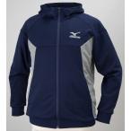 ミズノ mizuno スウェットシャツ 14：ディープネイビー×グレー杢